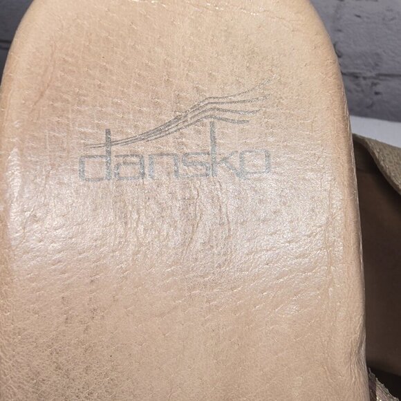 DANSKO MACI SANDALS PLATFORM SOLE WOMENS EURO SIZE 40 US SIZE 9.5 TAUPE COLOR - Picture 6 of 12